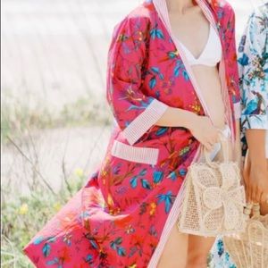 victoria dunn electric pink robe